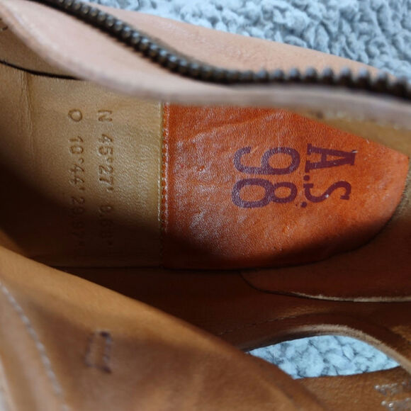 A.S.98 boots Sundance sz 9 /40 tan Italian leather msrp$498 - Picture 5 of 8